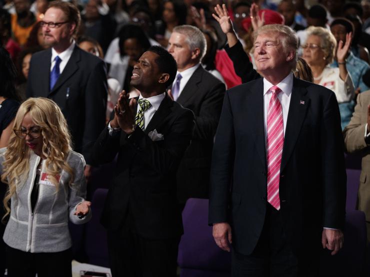 Donald Trump at BME church Detroit.jpg