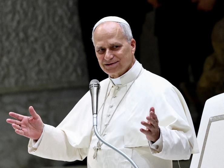 Pope Leo preaching.JPG
