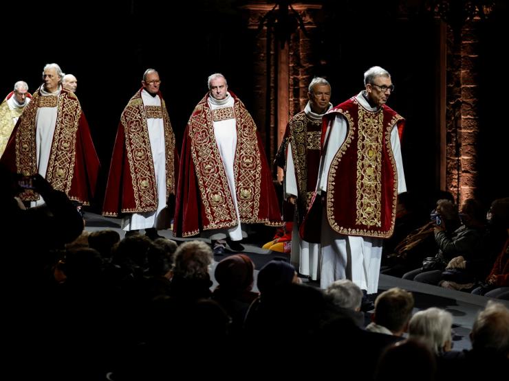 Models vestments catwalk.JPG
