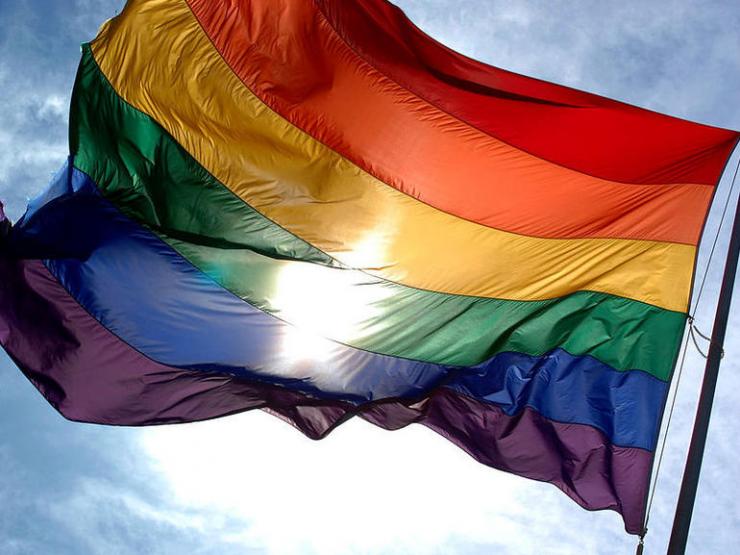gay pride flag vs christian rainbow