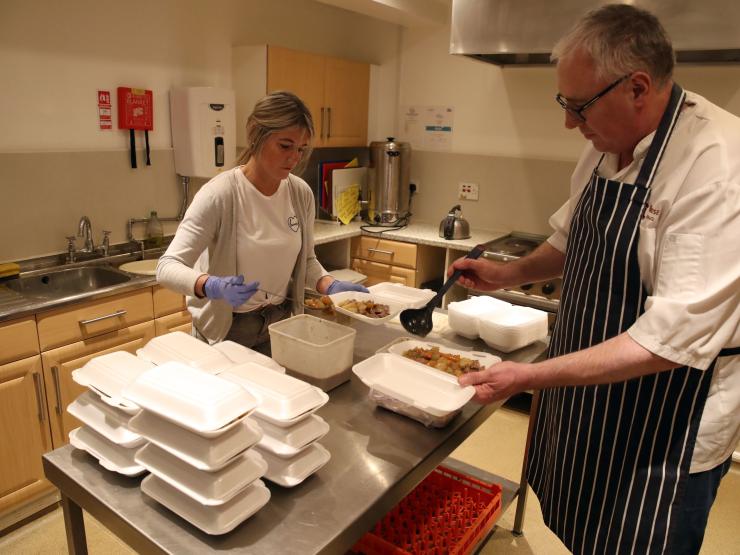 Step to Hope Edinburgh Cuthberts hot meals Andrew Milligan PA.jpg