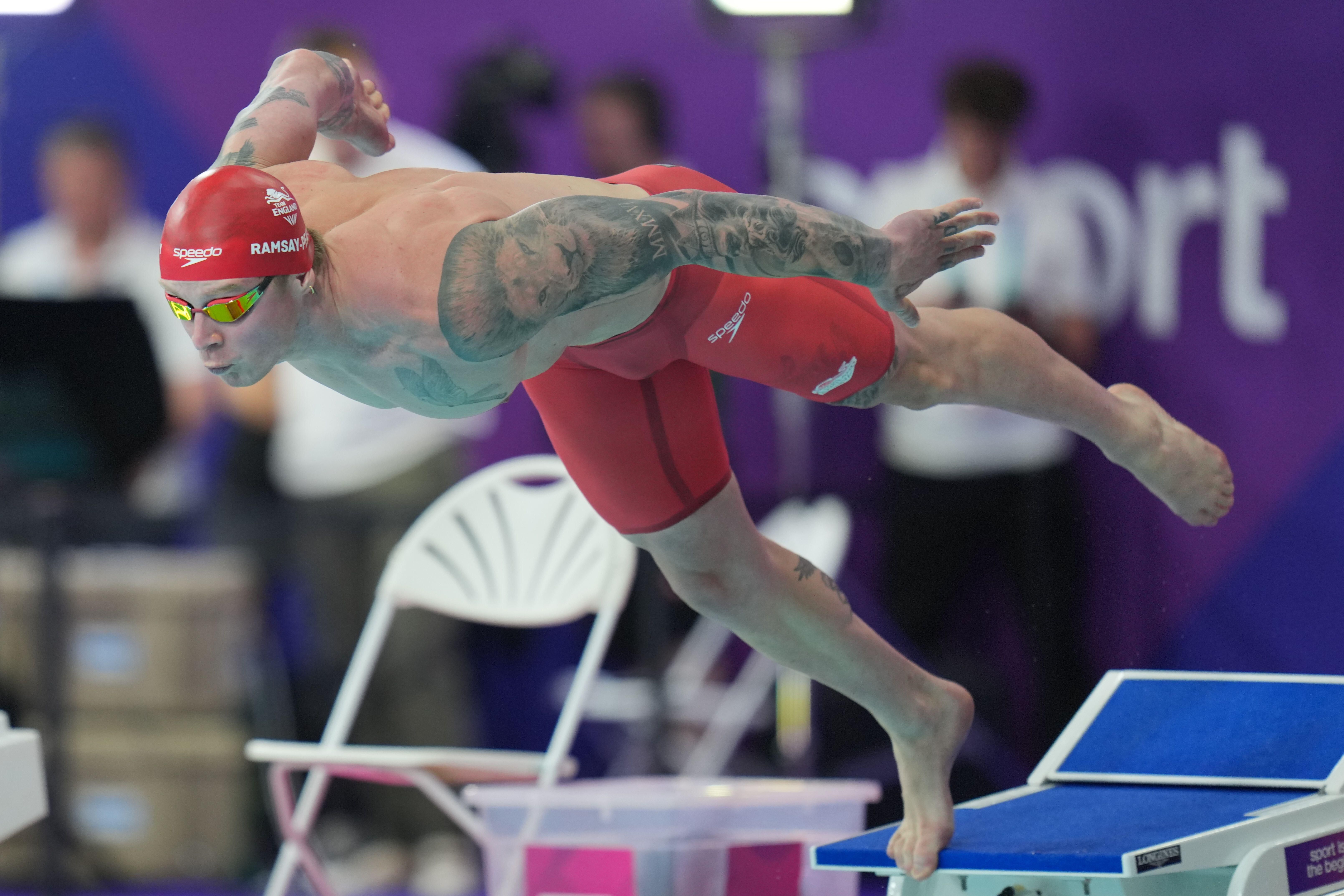 Adam Ramsay-Peaty says he’s not after redemption in Commonwealth finals